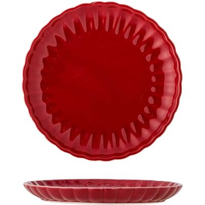 Plato Latina de Bloomingville - Rojo, 20cm, Elegante y Único Plato Latina de Bloomingville - Rojo, 20cm, Elegante y Único