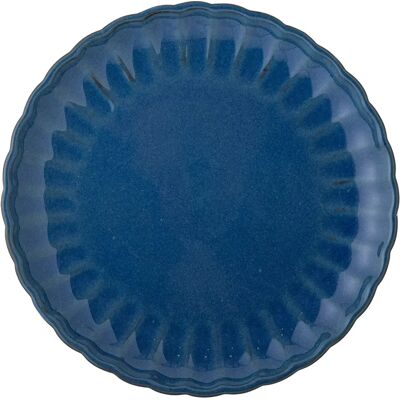 Assiette à dîner Bloomingville Latina - 27cm - Bleu - Grès Assiette à dîner Bloomingville Latina - 27cm - Bleu - Grès