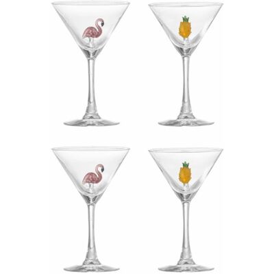 Bloomingville Misa Flerfarget cocktailglass - Lekent servise Bloomingville Misa Flerfarget cocktailglass - Lekent servise