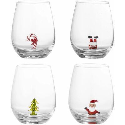 Bloomingville - 82072377 - Flerfarget - 560 ml - Glassvarer Bloomingville - 82072377 - Flerfarget - 560 ml - Glassvarer
