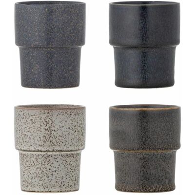 Bloomingville Tazza Ewan - Set di 4 - Terracotta Bloomingville Tazza Ewan - Set di 4 - Terracotta