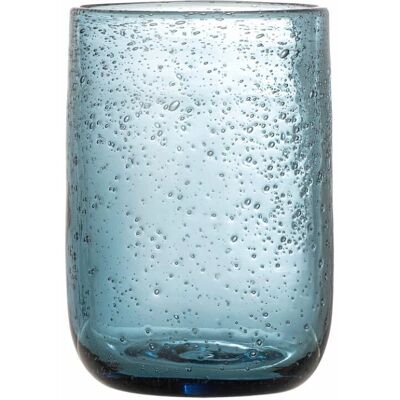 Bloomingville Tabby Blå 4 stk - Glas - 330 ml Bloomingville Tabby Blå 4 stk - Glas - 330 ml