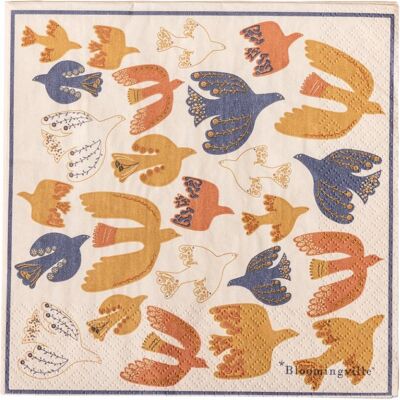 Bloomingville - 82063096 - Gul - 20 stk - Napkin Bloomingville - 82063096 - Gul - 20 stk - Napkin