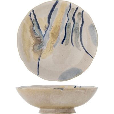 Bloomingville - Imogen - Round Stoneware - Serving Bowl Bloomingville - Imogen - Round Stoneware - Serving Bowl