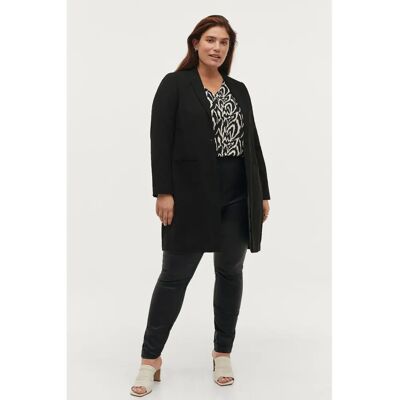 Zizzi - Leggings - Tæt pasform - Glat overflade - Strækbar talje - Leggings Zizzi - Leggings - Tæt pasform - Glat overflade - Strækbar talje - Leggings