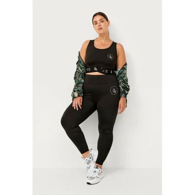 Zizzi - Urheilusukkahousut aCassy Tights - Svart - 54/56 Kvinner - Treningsbukser Zizzi - Urheilusukkahousut aCassy Tights - Svart - 54/56 Kvinner - Treningsbukser