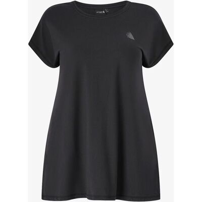 Zizzi Modell aBasic S/S Langermet T-skjorte - Svart - T-skjorte Zizzi Modell aBasic S/S Langermet T-skjorte - Svart - T-skjorte