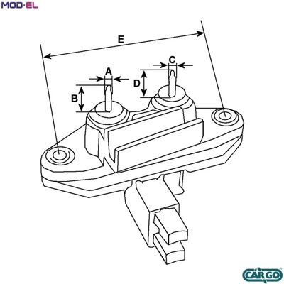 HC-Cargo F032235837 - Regolatore alternatore HC-Cargo F032235837 - Regolatore alternatore