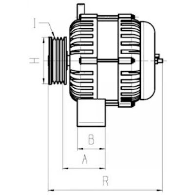 HC-CARGO 114403 Generatore - 2 Valli - 14V HC-CARGO 114403 Generatore - 2 Valli - 14V
