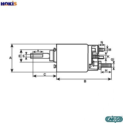 HC-Cargo F032334128 - Elektromagnetischer Schalter HC-Cargo F032334128 - Elektromagnetischer Schalter