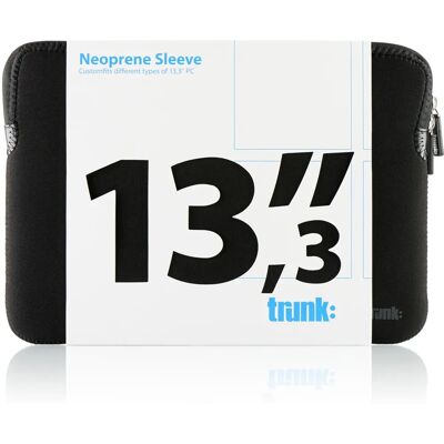 Housse pour ordinateur portable Trunk - 13,3 pouces Néoprène - Noir - Publicité Housse pour ordinateur portable Trunk - 13,3 pouces Néoprène - Noir - Publicité
