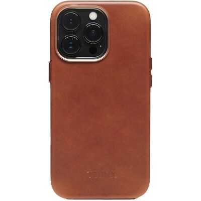 Ægte Læder Cover til iPhone 13 Pro Max - Brun Ægte Læder Cover til iPhone 13 Pro Max - Brun