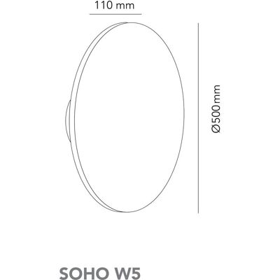 Applique Murale Soho W5 Light-Point IP54 - 2700/3000K Titanium Applique Murale Soho W5 Light-Point IP54 - 2700/3000K Titanium