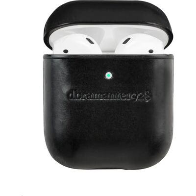 dbramante1928 Copenhagen - Vollnarbenleder AirPods-Hülle - Schwarz - Kopfhörer Etui dbramante1928 Copenhagen - Vollnarbenleder AirPods-Hülle - Schwarz - Kopfhörer Etui