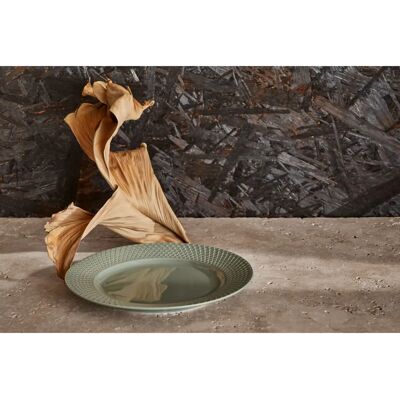 Lyngby Porzellan Rhombe Earth 21/24,5 cm - Frühstücksteller Lyngby Porzellan Rhombe Earth 21/24,5 cm - Frühstücksteller