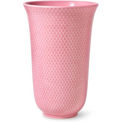 Lyngby Porzellan Rhombe Vase - 20cm - Rosa - Tischdeko Lyngby Porzellan Rhombe Vase - 20cm - Rosa - Tischdeko