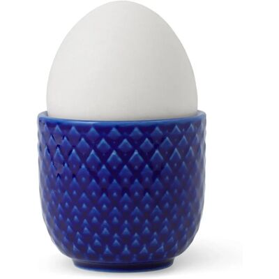 Lyngby Porzellan Rhombe Eierbecher - Blau - 4,5cm Lyngby Porzellan Rhombe Eierbecher - Blau - 4,5cm