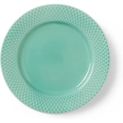 Lyngby Porcelæn Rhombe Aqua 21cm Frühstücksteller Lyngby Porcelæn Rhombe Aqua 21cm Frühstücksteller