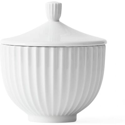 Bomboniera in porcellana Lyngby - 10 cm bianca - Design elegante Bomboniera in porcellana Lyngby - 10 cm bianca - Design elegante
