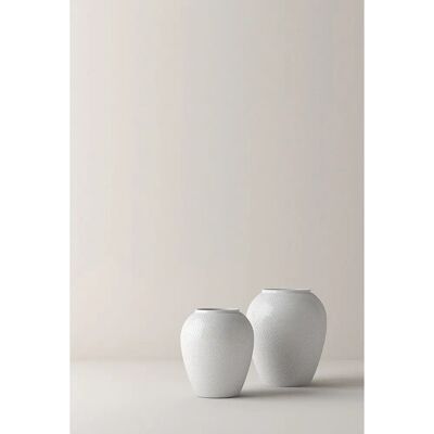 Lyngby Porcelæn Rhombe Vase - 25cm Weiß Lyngby Porcelæn Rhombe Vase - 25cm Weiß