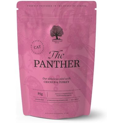 Essential Foods - The Panther Pate - 85 g - Paté - Kattenfoder Essential Foods - The Panther Pate - 85 g - Paté - Kattenfoder