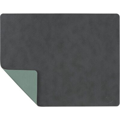 Tappetino da tavola reversibile LindDNA 35x45cm - Antracite/Verde Pastello Tappetino da tavola reversibile LindDNA 35x45cm - Antracite/Verde Pastello