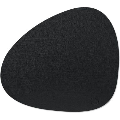 LINDNA Set Tappetini per Tavolo Curve L - 37x44cm, Nero LINDNA Set Tappetini per Tavolo Curve L - 37x44cm, Nero