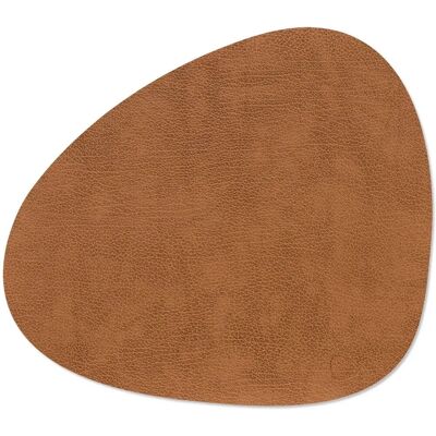 Set da tavola LindDNA Curve L - Pelle riciclata, Beige Set da tavola LindDNA Curve L - Pelle riciclata, Beige