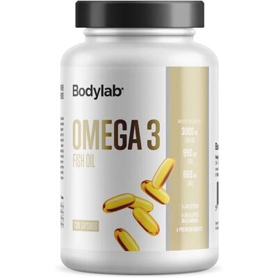 Bodylab Omega 3 - Kosttilskudd - Fiskeolje Bodylab Omega 3 - Kosttilskudd - Fiskeolje