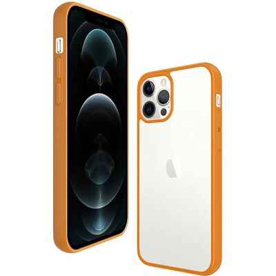 Coque PanzerGlass 0284 Orange pour iPhone 12 Pro Max - Antibactérienne, Transparent, Absorption des Chocs Coque PanzerGlass 0284 Orange pour iPhone 12 Pro Max - Antibactérienne, Transparent, Absorption des Chocs