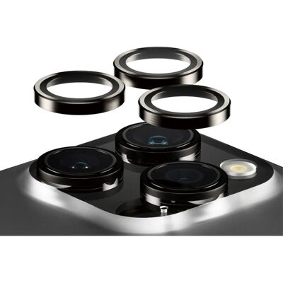 PanzerGlass iPhone 15 Pro / Max Kameran rengas - Musta - Näytönsuojus PanzerGlass iPhone 15 Pro / Max Kameran rengas - Musta - Näytönsuojus