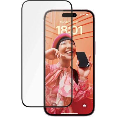Protecteur d'écran en céramique PanzerGlass iPhone 15 - Ultra Wide Fit - Publicité Protecteur d'écran en céramique PanzerGlass iPhone 15 - Ultra Wide Fit - Publicité