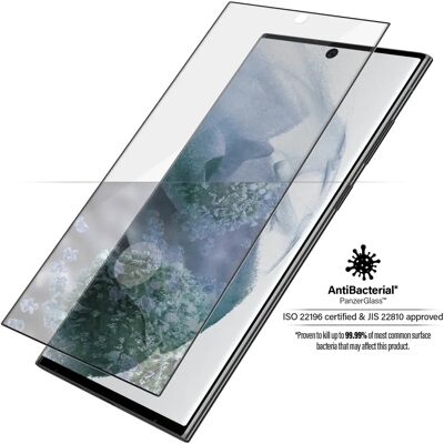 PanzerGlass Galaxy S22 Ultra Näytönsuojus - Iskunkestävä ja antibakteerinen PanzerGlass Galaxy S22 Ultra Näytönsuojus - Iskunkestävä ja antibakteerinen