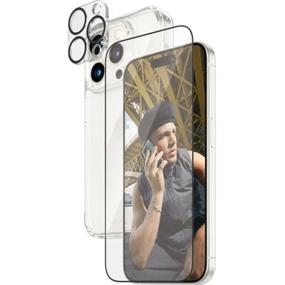 PanzerGlass suojakalvo ja kamera PanzerGlass 3-in-1 iPhone 15 Pro PanzerGlass suojakalvo ja kamera PanzerGlass 3-in-1 iPhone 15 Pro