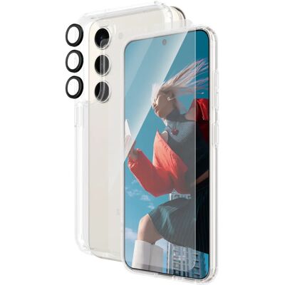 PanzerGlass Samsung Galaxy S24 3-in-1 Bundle - Bildschirm, Hülle, Linse PanzerGlass Samsung Galaxy S24 3-in-1 Bundle - Bildschirm, Hülle, Linse