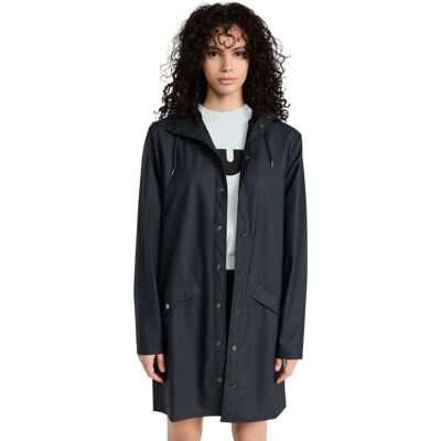 Rains Unisex Lange Jacke (12020) - navy Rains Unisex Lange Jacke (12020) - navy