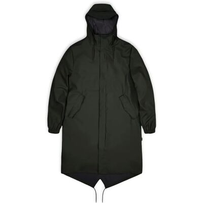 Rains Unisex Fishtail Parka (18140) - grøn Rains Unisex Fishtail Parka (18140) - grøn