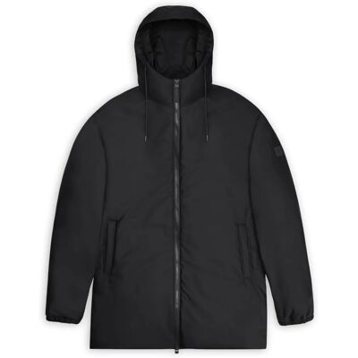 Impermeabile nero Lohja di Rains - Maniche lunghe Impermeabile nero Lohja di Rains - Maniche lunghe