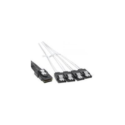 MicroConnect SFF8087/4XSATA1 SATA-kabel - 1m, Hvit MicroConnect SFF8087/4XSATA1 SATA-kabel - 1m, Hvit