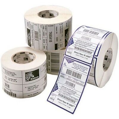 Zebra Z4Mplus Z6MPlus 180 Mikron Polyolefin Etiketten - Weiß Zebra Z4Mplus Z6MPlus 180 Mikron Polyolefin Etiketten - Weiß