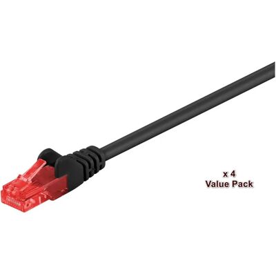 MicroConnect 20m Cat6 U/UTP Verkkokappale - Musta MicroConnect 20m Cat6 U/UTP Verkkokappale - Musta