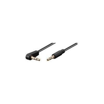 MicroConnect Modell AUDLL1A - 1m Flexibles 3,5mm Audiokabel MicroConnect Modell AUDLL1A - 1m Flexibles 3,5mm Audiokabel