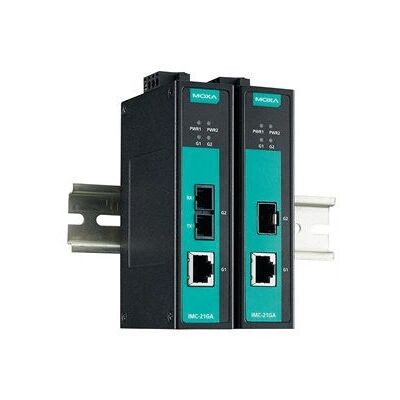 Moxa - IMC-21GA - 1310 nm - 1000 Mbps - Media converter Moxa - IMC-21GA - 1310 nm - 1000 Mbps - Media converter