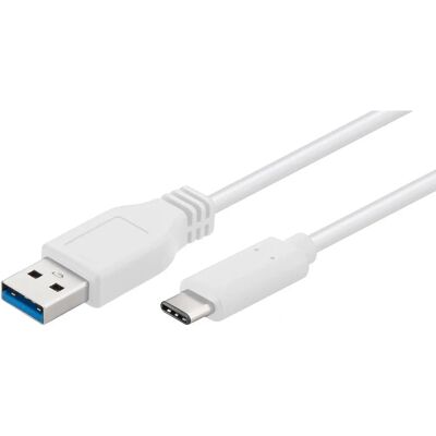 Microconnect USB 3.2 Gen 1 Kaapeli - Valkoinen - 2m Microconnect USB 3.2 Gen 1 Kaapeli - Valkoinen - 2m