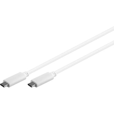 MicroConnect USB-C 3.2 Gen2 Kaapeli - 50cm - Valkoinen - USB Kaapeli MicroConnect USB-C 3.2 Gen2 Kaapeli - 50cm - Valkoinen - USB Kaapeli