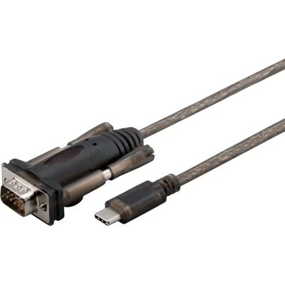 MicroConnect USB3.1CRS232 - Cavo Seriale - Nero - 1 m - USB C a DB9 MicroConnect USB3.1CRS232 - Cavo Seriale - Nero - 1 m - USB C a DB9