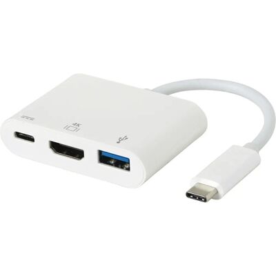 eSTUFF ES623001WH Hub Multiport USB-C HDMI - Publicité eSTUFF ES623001WH Hub Multiport USB-C HDMI - Publicité