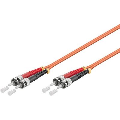 MicroConnect FIB112010-2 - Fiber Optic Cable - 10m, OM2, ST-ST MicroConnect FIB112010-2 - Fiber Optic Cable - 10m, OM2, ST-ST