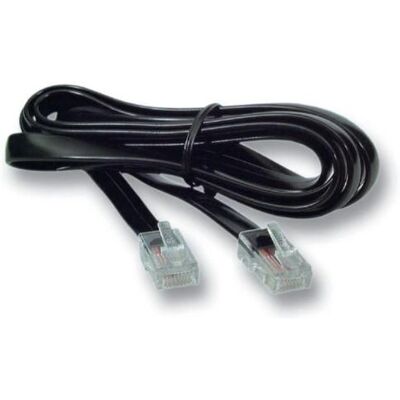 Microconnect MPK430S - Câble téléphonique - 3m - Noir - Publicité Microconnect MPK430S - Câble téléphonique - 3m - Noir - Publicité