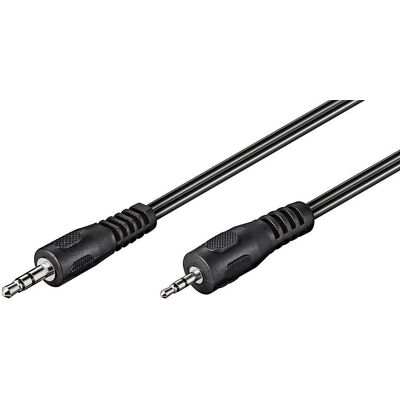 MicroConnect 2m Audiokabel - Schwarz - 3,5mm auf 2,5mm MicroConnect 2m Audiokabel - Schwarz - 3,5mm auf 2,5mm
